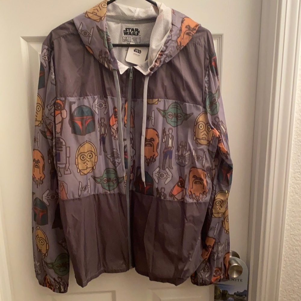 Star Wars Windbreaker NWT 3x